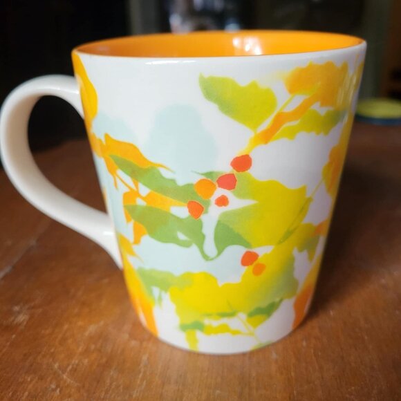Retired Starbucks Coffee Mug! Beautiful colors! 2008 Fall Leaves Foliage - Picture 1 of 5